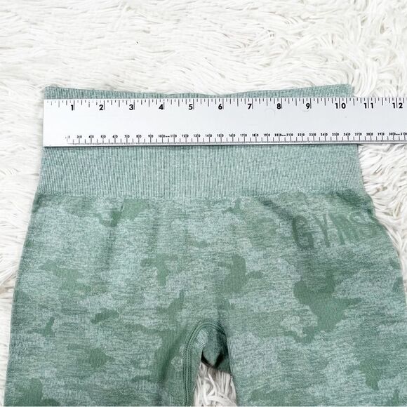 Gymshark Adapt Light Green Camo Seamless Leggings Size XS - Picture 5 of 6